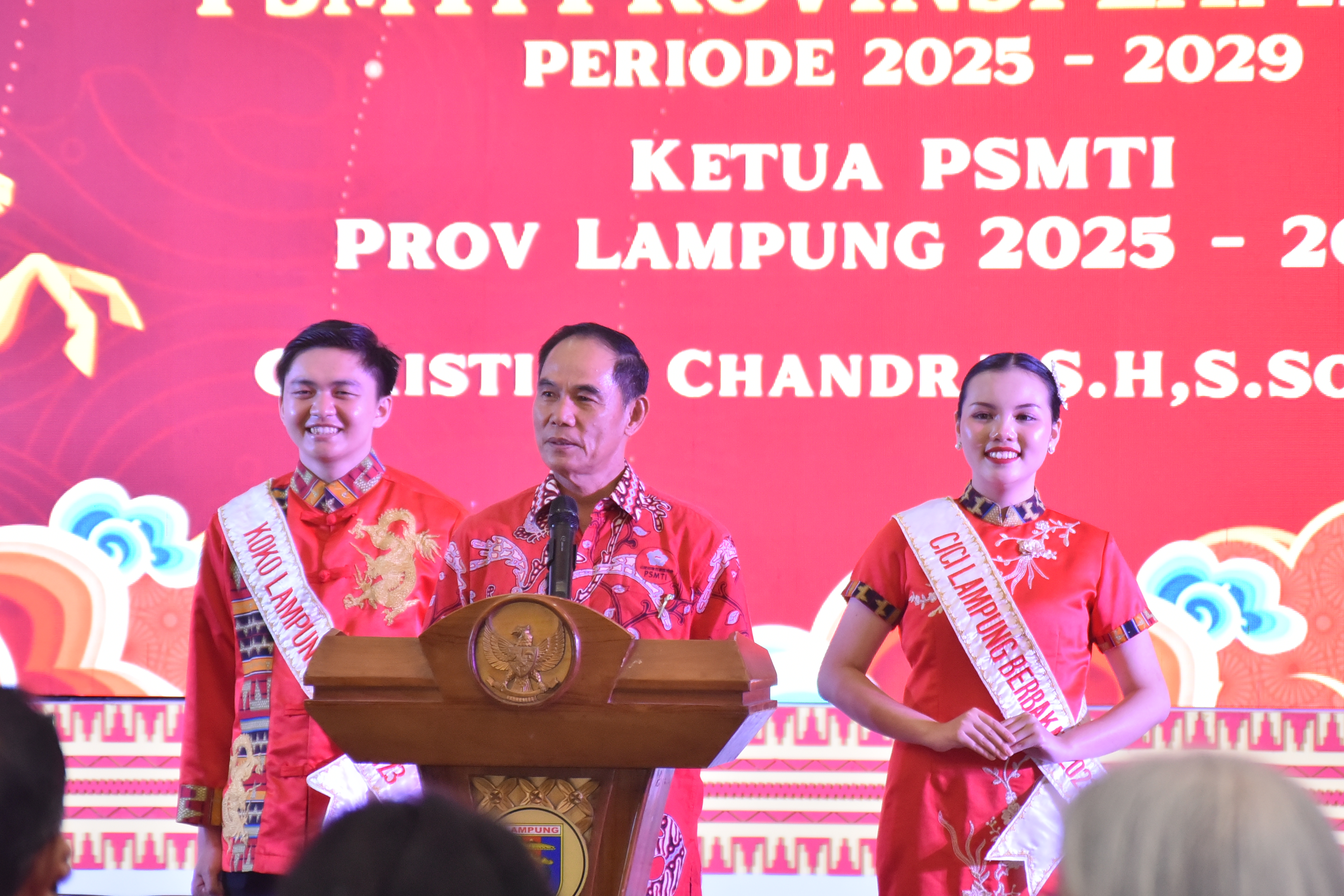 Pelantikan Pengurus PSMTI Lampung Periode 2025 - 2029