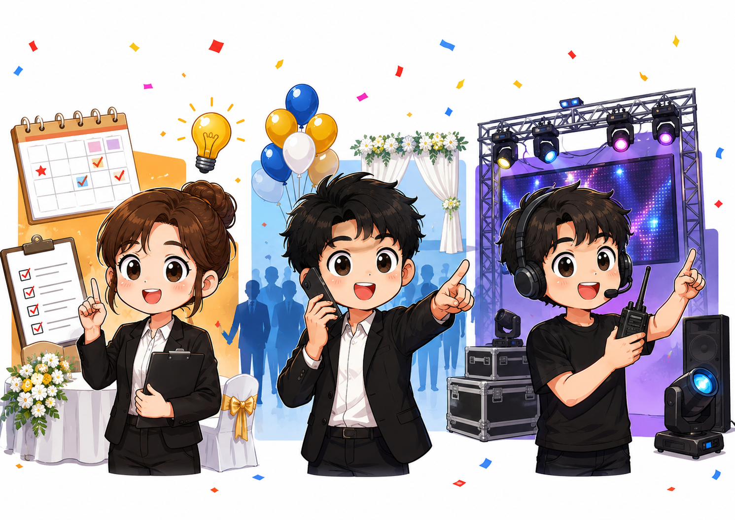 Perbedaan Event Organizer, Event Planner, dan Event Production, Jangan Sampai Salah!