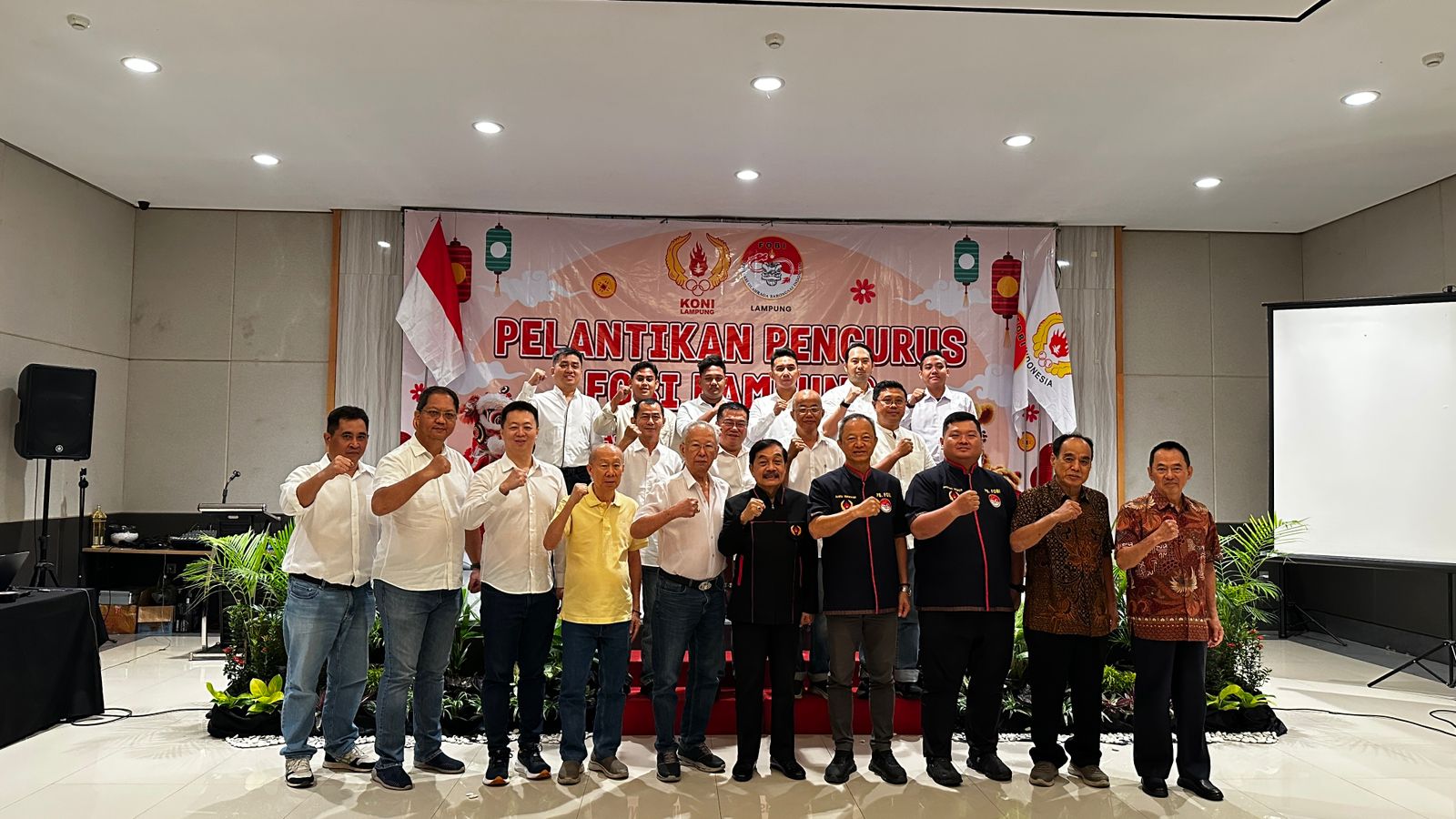 Pelantikan Pengurus FOBI Lampung Masa Bakti 2026–2030, Momentum Baru untuk Pengembangan Barongsai di Lampung